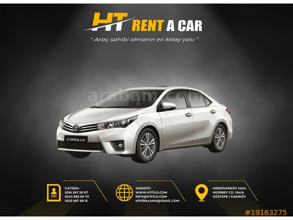 HT RENT A CAR'DAN GÜNLÜK, HAFTALIK, AYLIK ARAÇLAR