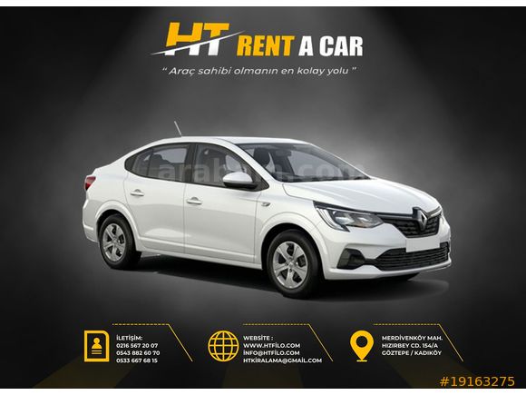 HT RENT A CAR'DAN GÜNLÜK, HAFTALIK, AYLIK ARAÇLAR