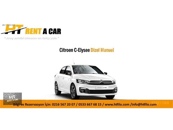 HT RENT A CAR'DAN DİZEL FİAT EGEA GÜNLÜK, HAFTALIK, AYLIK