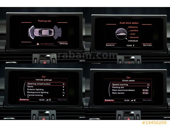 2013 A6 2.0 TDI_SUNROOF_ISITMA_F1_VAKUM_YAN PERDE_CRUİSE_
