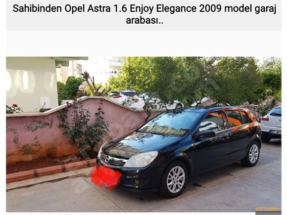 Sahibinden Opel Astra 1.6 Enjoy Elegance 2009 Model