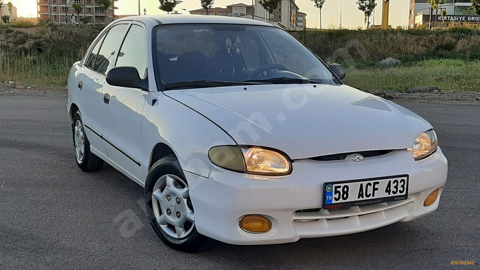 Sahibinden Hyundai Accent 1.5 GLS 1999 Model Sivas 220.000 km Beyaz ...