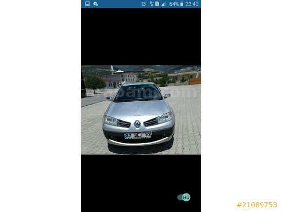 Sahibinden Renault Megane 1.5 dCi Authentique 2007 Model Gaziantep