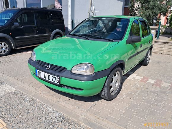 OPEL CORSA DEĞİŞENSİZ 1.4 GLS BENZİN LPGLİ 1997 KLİMA, AİRBAG,HİDROLİK DİREKSİYON