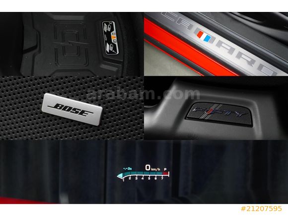 2017 CAMARO 2.0 FIFTY HEADUP_SOGUTMA_HAFIZA_BOSE_ISITMA_22.581KM