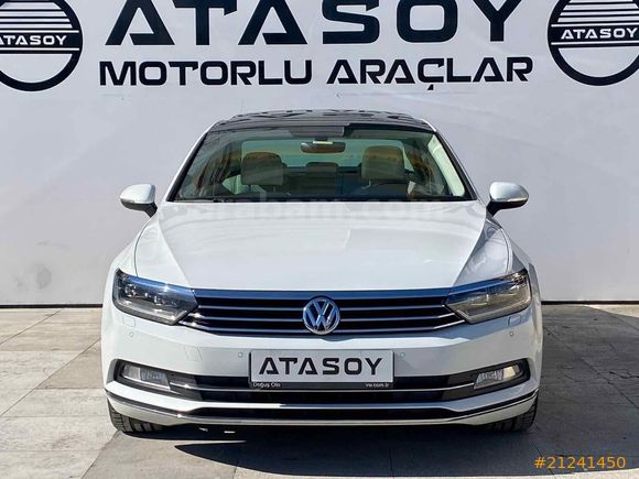 ATASOY 2018 VW PASSAT 1.6 TDI DSG HİGHLİNE CAM TAVAN/ISITMA/MSJ