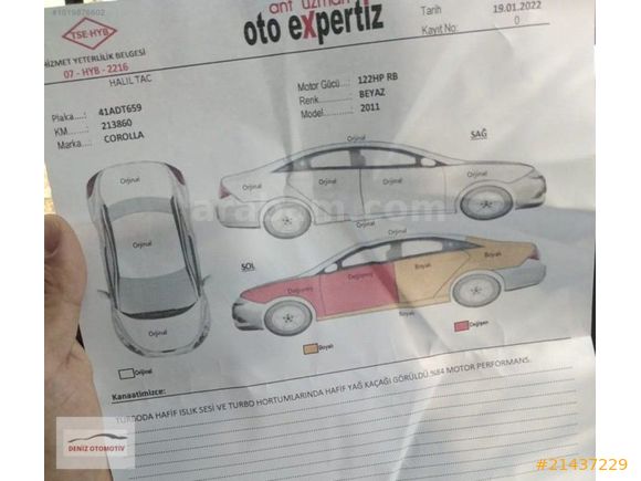 2011 MODEL OTOMATİK ELEGANS TOYOTA COROLLA