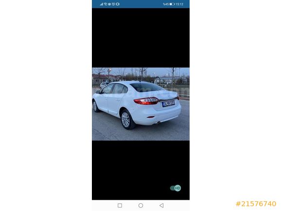 Sahibinden Renault Fluence 1.5 dCi Touch 2015 Model