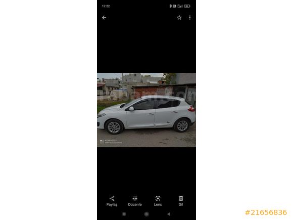 Sahibinden Renault Megane 1.6 Touch Plus 2014 Model