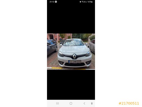 Sahibinden Renault Fluence 1.5 dCi Touch 2016 Model