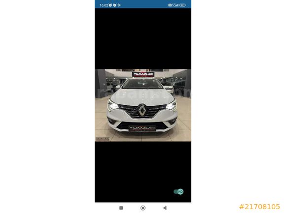 Sahibinden Renault Megane 1.5 dCi Icon 2017 Model