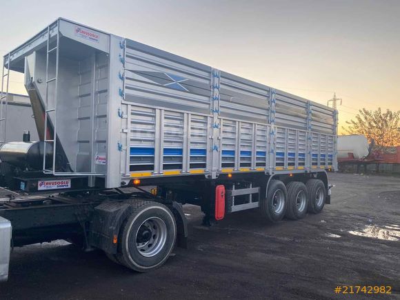TÜRK İŞ // 2023 MODEL ÇAVUŞOĞLU TREYLER 4 KAPAK 8.60 45Lİ İLAVE 6400KG SIFIR
