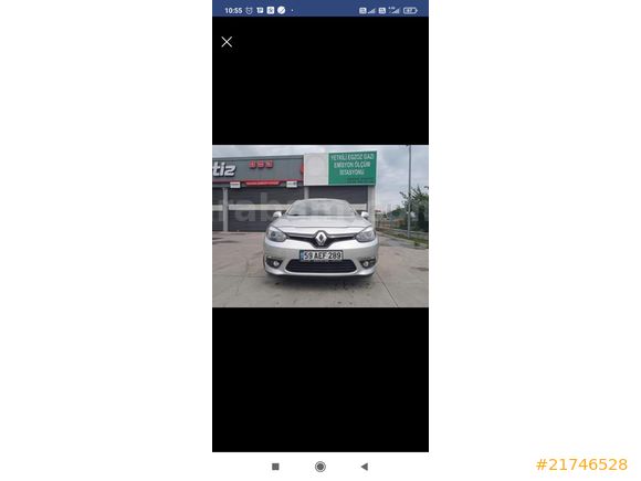 Sahibinden Renault Fluence 1.5 dCi Icon 2015 Model Tekirdağ