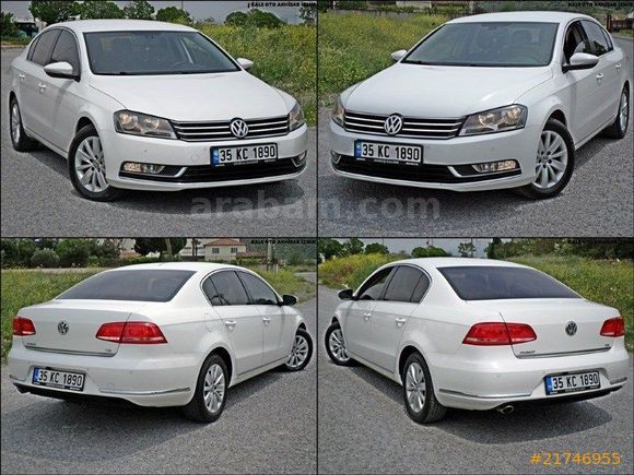 KALE OTO&2014 VW PASSAT&BOYASIZ&64000 KM&1.6 TDİ DSG BLUEMOTİON&