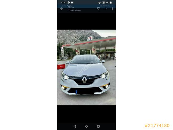 Sahibinden Renault Megane 1.5 dCi Touch 2018 Model