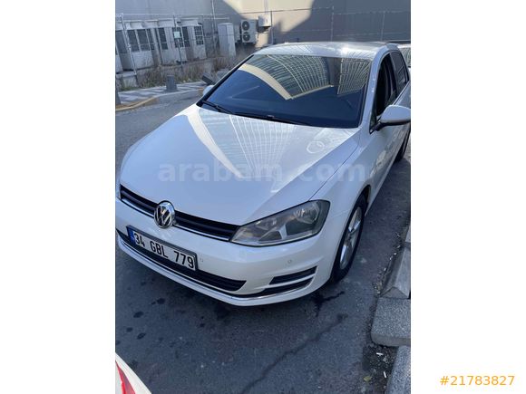 Sahibinden Volkswagen Golf 1.6 TDi BlueMotion Comfortline 2014 Model 165.000 km Beyaz