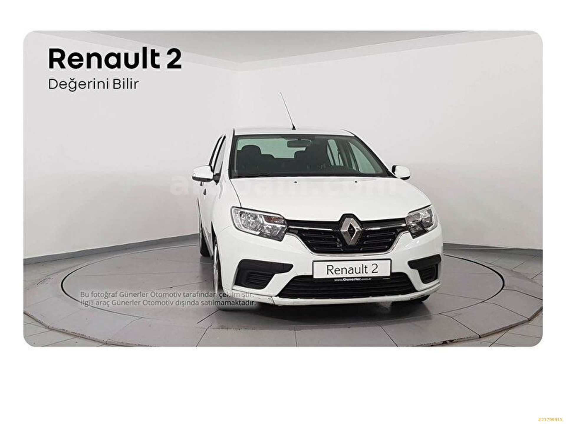 Galeriden Renault Symbol 1.0 SCe Joy 2019 Model İstanbul 98.039 km Beyaz 21799915