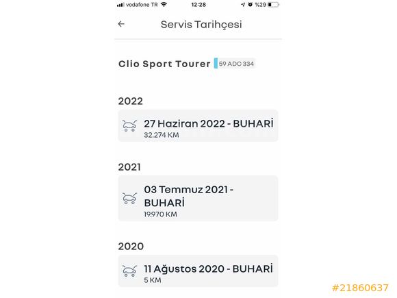 Sahibinden Renault Clio 0.9 TCe Sport Tourer Touch 2020 Model