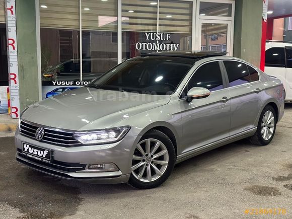 VW PASSAT 1.6 TDI HİGHLİNE// DSG //2015 MODEL//PANORAMİK//ÖZEL KAHVERENGİ İCİ