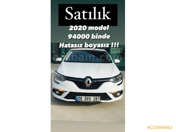 Sahibinden Renault Megane 1.5 Blue DCI Touch 2020 Model