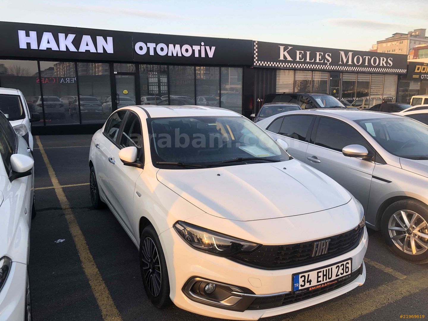 Galeriden Fiat Egea 1.4 Fire Urban 2021 Model İstanbul 44.000 km Beyaz
