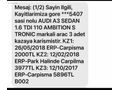 Sahibinden Audi A3 Sedan 1.6 TDI Ambition 2015 Model İstanbul