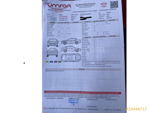 Sahibinden Hyundai Accent Blue 1.6 CRDI Mode 2015 Model