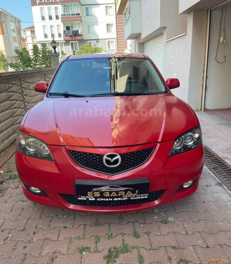 Sahibinden Mazda 3 1.6 Dynamic 2006 Model Bolu 301.000 km Kırmızı 2