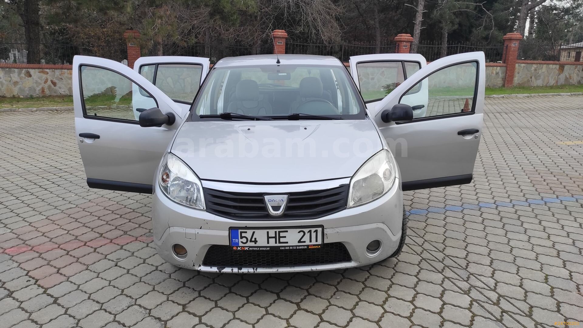 Sahibinden Dacia Sandero 1.5 dCi Ambiance 2010 Model Samsun 330.000 km Gri (Gümüş) 1