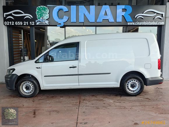 ÇINAR'DAN 2018 KLİMALI CADDY 2.0 TDİ MAXİ VAN HATASIZ %20 KDV