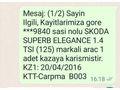 tramersiz düşük km yeni vize