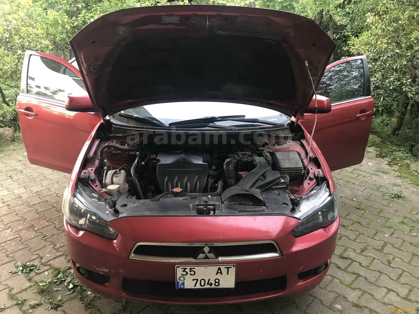 Sahibinden Mitsubishi Lancer 1.5 Invite 2009 Model Rize 274.000 km Kırmızı 3