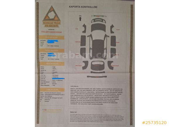 Sahibinden Ford Fiesta 1.6 Titanium 2013 Model