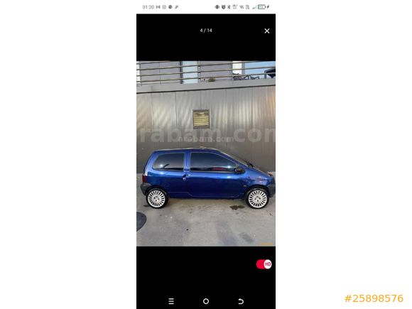 Sahibinden Renault Twingo 1.2 Base 1998 Model