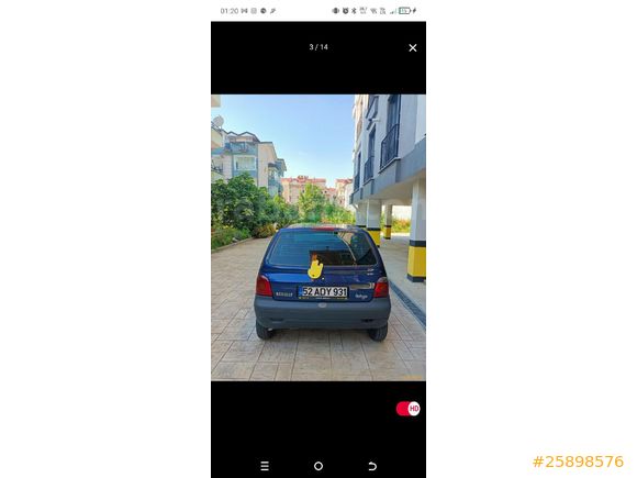 Sahibinden Renault Twingo 1.2 Base 1998 Model
