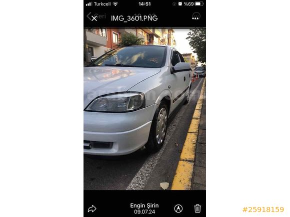 Sahibinden Opel Astra 1.6 Comfort 2001 Model 
