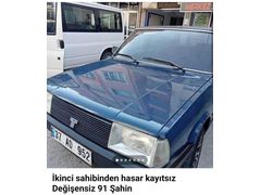 İkinci Sahibinden Garaj Arabası Hasar Kayıtsız Tramersiz Değişensiz Orjinal 1991 Model Tofaş 1.6 Şahin 5 Vites