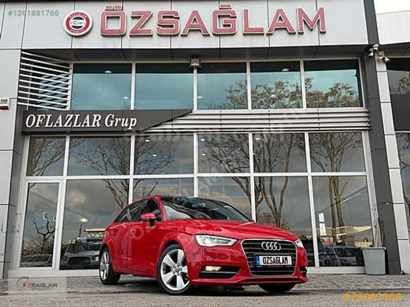 ÖZSAĞLAM'dan 2016 Audi A3 1.6 TDI Sportline Kırmızı 152binde