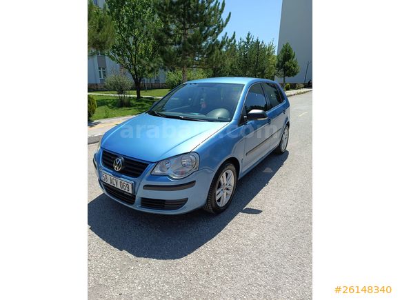 Sahibinden Volkswagen Polo 1.4 Trendline 2008 Model Sivas 100.000 km Mavi metalik 26148340 arabam