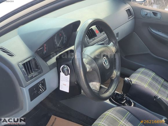 ACUN MOTORS BAKIMLI SAĞLIKLI SKODA FABİA 1.9SDI AZ YAKAN MOTOR