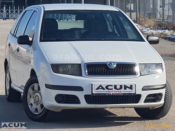 ACUN MOTORS BAKIMLI SAĞLIKLI SKODA FABİA 1.9SDI AZ YAKAN MOTOR