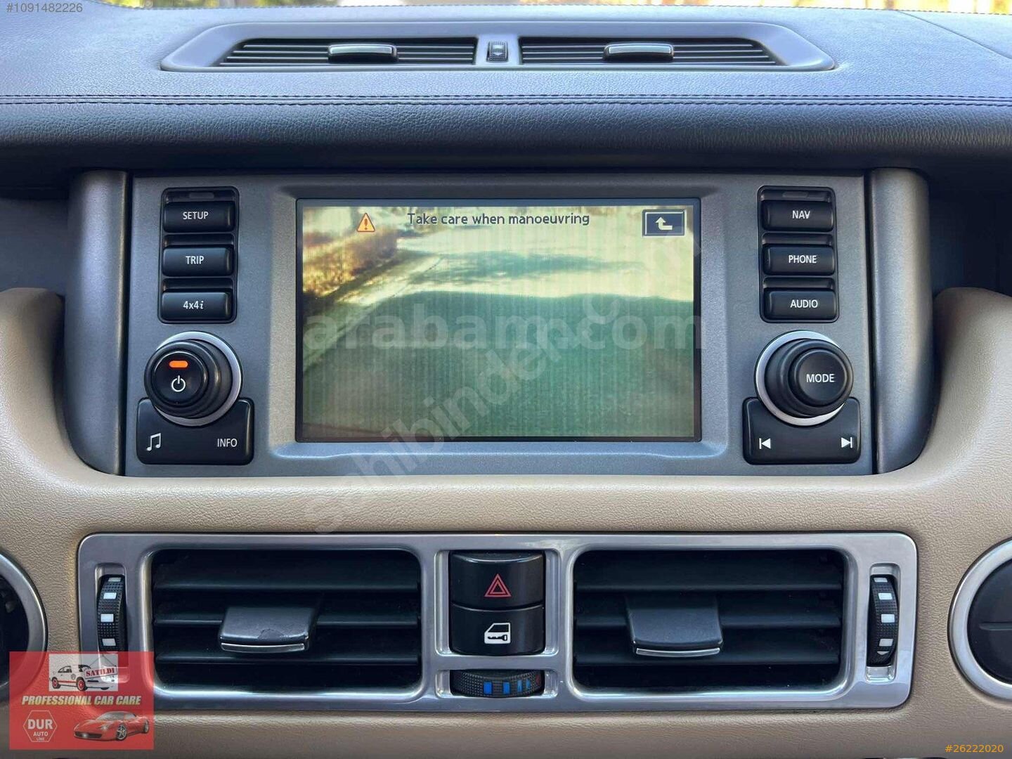 Galeriden Land Rover Range 3.6 TDV8 Vogue 2008 Model İstanbul 290.000 km Siyah 7
