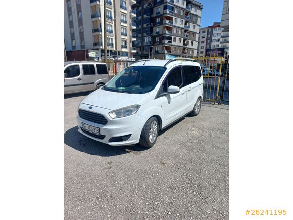Düşük   km  li  Ford Tourneo Courier 1.6 TDCi Titanium 2014 15 çıkışlı  Model  mayane  yeni  Van