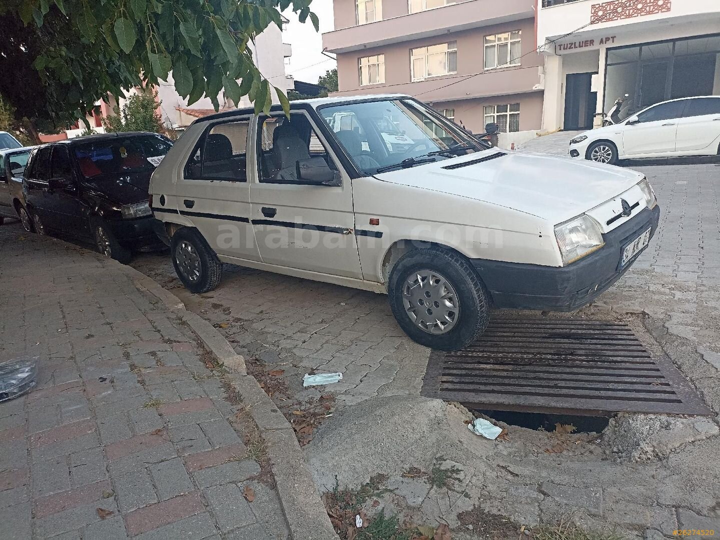 Galeriden Skoda Favorit 1.3 LX 1993 Model Çanakkale 145.000 km Beyaz 3