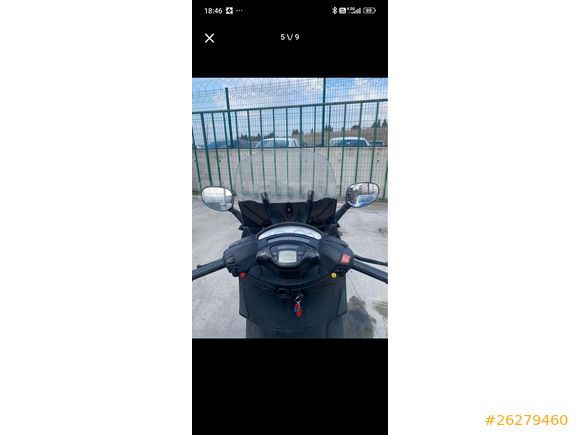 binek araç takaslı  Piaggio X9 500