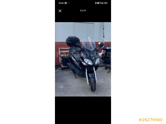 binek araç takaslı  Piaggio X9 500