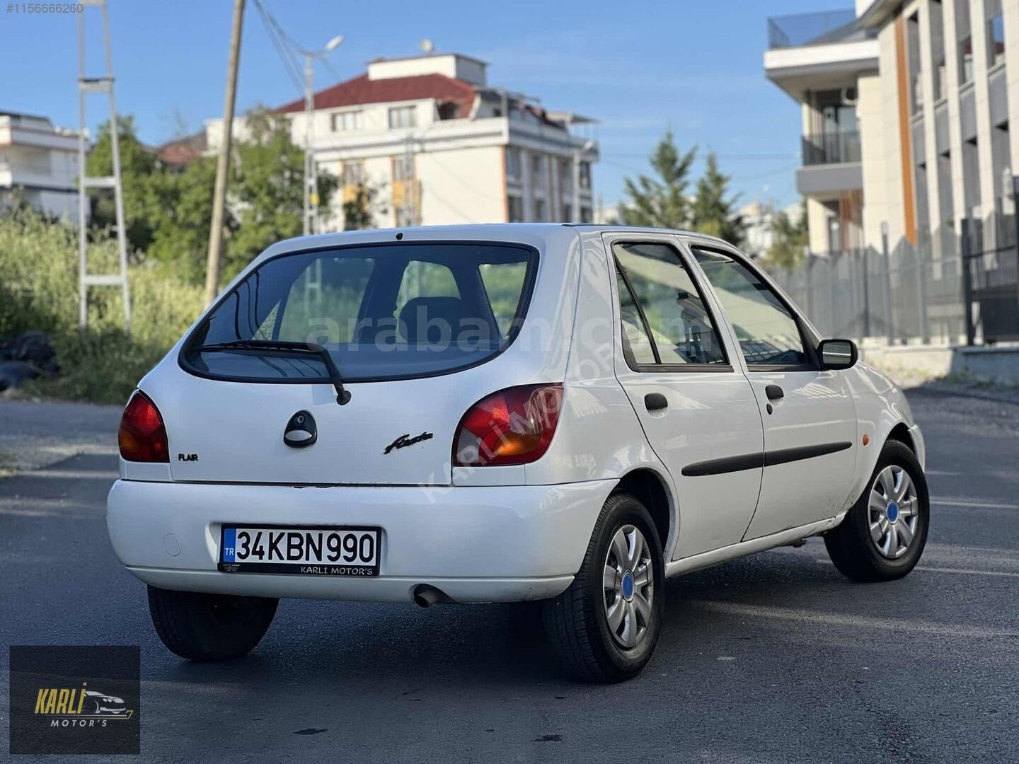 Galeriden Ford Fiesta 1.25 Flair 1998 Model İstanbul 278.000 km Beyaz 4