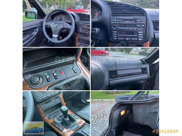 97 MODEL BMW E36 3.18İ CABRİO - ORJİNAL - OYNANMAMIŞ - DEĞİŞENSZ