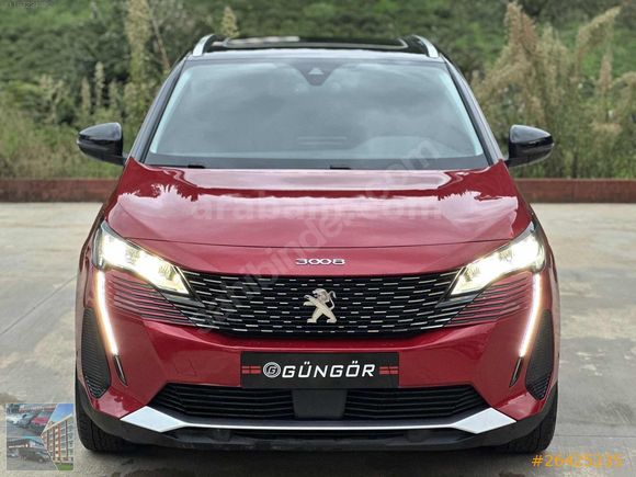 GÜNGÖR OTOMOTİV 2022 PEUGEOT 3008 ALLURE 1.6 PURETECH HATASIZ