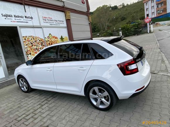 Sahibinden Skoda Rapid 1.4 TDI Spaceback Style 2016 Model Trabzon 115.000 km Beyaz 26465428 arabam